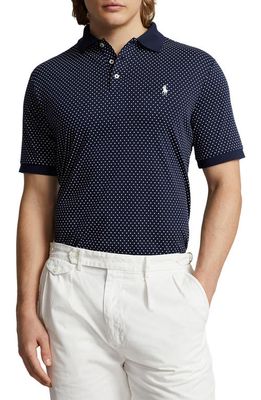 Polo Ralph Lauren Polka Dot Polo in Preppy Dot/Refined Navy