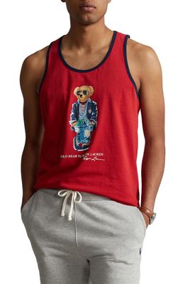Polo Ralph Lauren Polo Bear Graphic Tank in Red