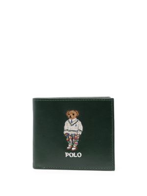Polo Ralph Lauren Polo Bear leather wallet - Green