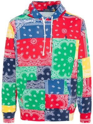 Polo Ralph Lauren Polo Pony bandana-print hoodie - Red