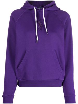 Polo Ralph Lauren Polo Pony bead-embellished hoodie - Purple