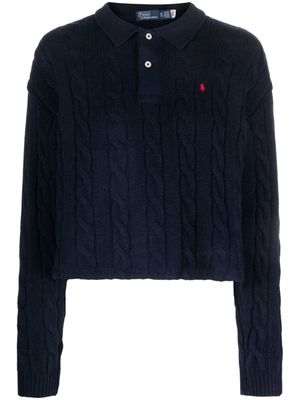 Polo Ralph Lauren Polo Pony cable-knit top - Blue