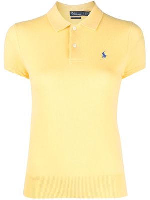Polo Ralph Lauren Polo Pony cashmere polo top - Yellow
