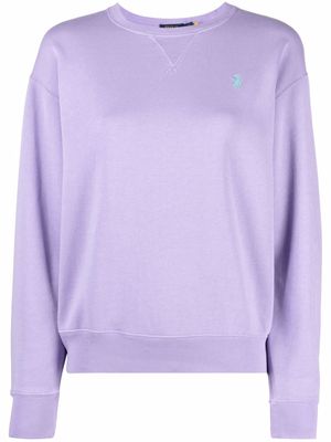 Polo Ralph Lauren Polo Pony cotton-blend sweatshirt - Purple