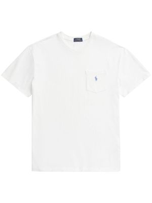Polo Ralph Lauren Polo Pony cotton-linen T-shirt - White