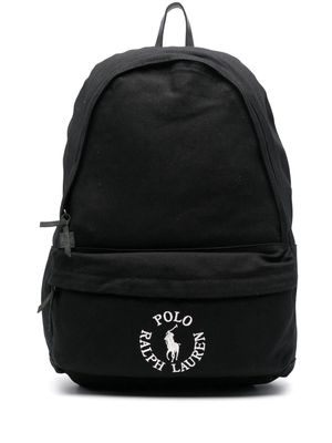Polo Ralph Lauren Polo Pony-embroidered backpack - Black