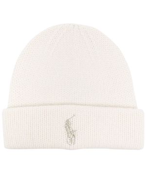 Polo Ralph Lauren Polo Pony embroidered beanie - Neutrals