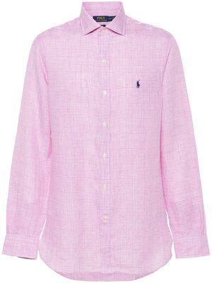 Polo Ralph Lauren Polo Pony-embroidered checked shirt - Pink