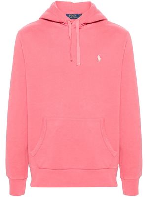 Polo Ralph Lauren Polo Pony-embroidered cotton hoodie - Pink