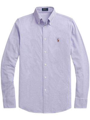Polo Ralph Lauren Polo Pony-embroidered cotton shirt - Purple