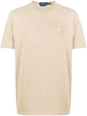 Polo Ralph Lauren Polo Pony embroidered cotton T-shirt - Brown
