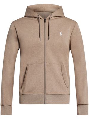 Polo Ralph Lauren Polo Pony embroidered drawstring hoodie - Neutrals