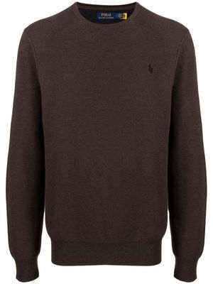 Polo Ralph Lauren Polo Pony embroidered jumper - Brown