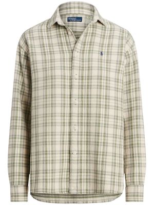 Polo Ralph Lauren Polo Pony embroidered plaid shirt - Green