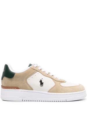 Polo Ralph Lauren Polo Pony-embroidered sneakers - Neutrals