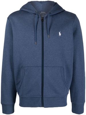 Polo Ralph Lauren Polo Pony-embroidered zip-up hoodie - Blue