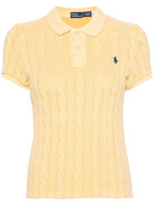 Polo Ralph Lauren Polo Pony knitted polo shirt - Yellow