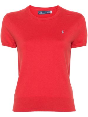 Polo Ralph Lauren Polo Pony knitted T-shirt - Red