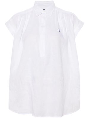 Polo Ralph Lauren Polo Pony linen blouse - White