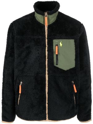 Polo Ralph Lauren Polo Pony zip-front fleece jacket - Black