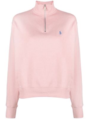 Polo Ralph Lauren Polo Pony zip-up sweatshirt - Pink