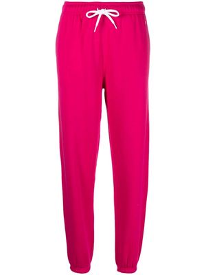 Polo Ralph Lauren Pony-embroidered cotton blend track pants - Pink