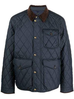 Polo Ralph Lauren pouch-pocket quilted jacket - Blue