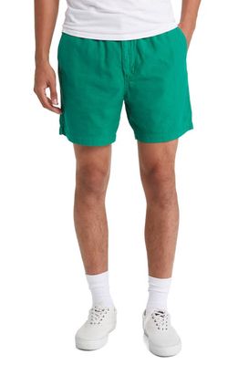 Polo Ralph Lauren Prepster Flat Front Cotton Shorts in English Green