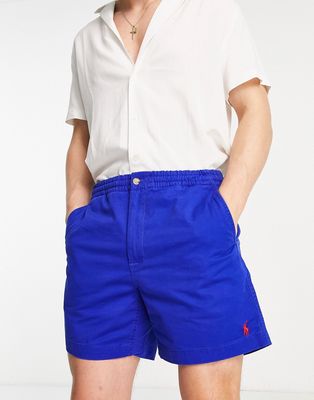 Polo Ralph Lauren Prepster icon logo twill shorts in blue