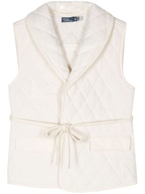 Polo Ralph Lauren quilted belted gilet - Neutrals