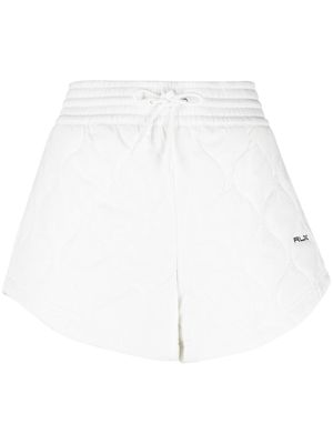 Polo Ralph Lauren quilted drawstring track shorts - White