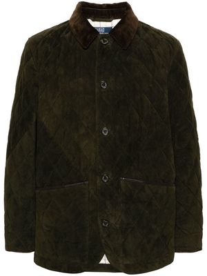 Polo Ralph Lauren quilted suede jacket - Green