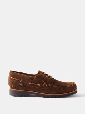 Polo Ralph Lauren - Ranger Suede Deck Shoes - Mens - Brown