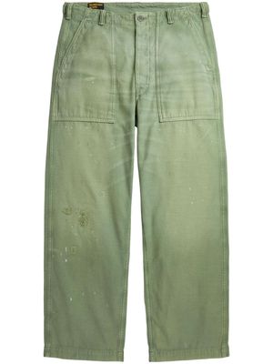 Polo Ralph Lauren reverse-sateen trousers - Green