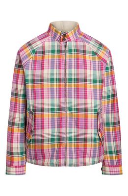 Polo Ralph Lauren Reversible Plaid Jacket in Classic Stone/Madras