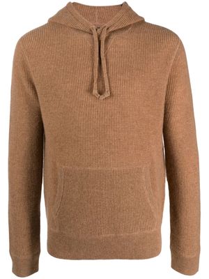 Polo Ralph Lauren ribbed cashmere hoodie - Brown