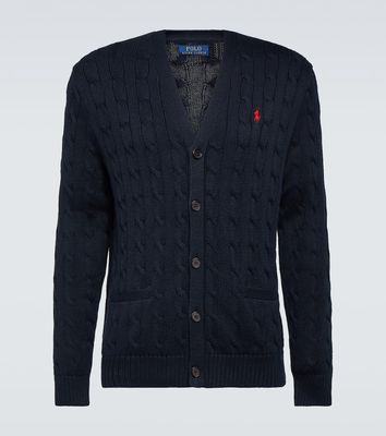Polo Ralph Lauren Ribbed-knit cotton cardigan