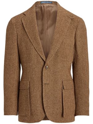 Polo Ralph Lauren RL67 herringbone wool blazer - Brown