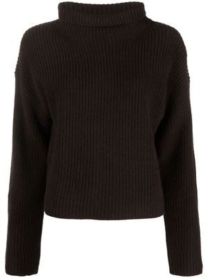 Polo Ralph Lauren roll-neck chunky-knit jumper - Brown