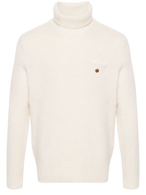Polo Ralph Lauren roll-neck wool-blend jumper - Neutrals