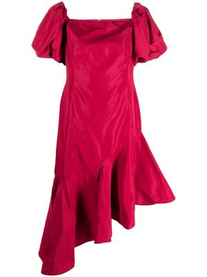 Polo Ralph Lauren ruffled asymmetrical taffeta gown - Pink