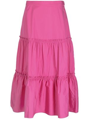 Polo Ralph Lauren ruffled midi skirt - Pink
