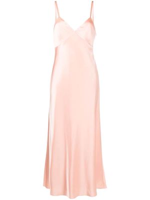 Polo Ralph Lauren satin-finish V-neck slip dress - Pink