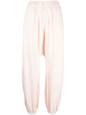 Polo Ralph Lauren seam-detail drop-crotch athletic trousers - Pink