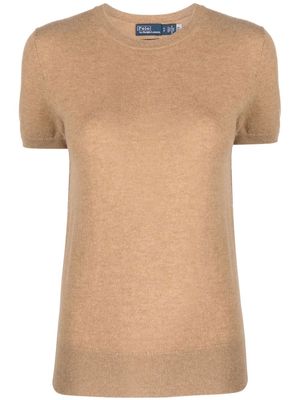 Polo Ralph Lauren short-sleeve cashmere jumper - Brown