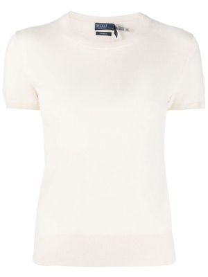 Polo Ralph Lauren short-sleeve cashmere jumper - Neutrals