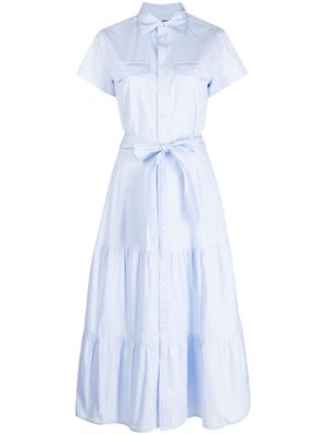 Polo Ralph Lauren short-sleeved cotton shirt dress - Blue