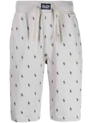 Polo Ralph Lauren signature Polo Pony cotton track shorts - Grey
