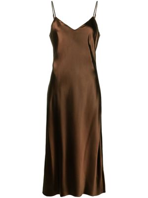 Polo Ralph Lauren silk slip dress - Brown
