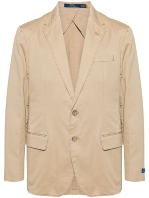 Polo Ralph Lauren single-breasted cotton blazer - Brown